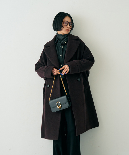 TICCA（ティッカ）の「【2025AW新作】【TICCA/ティッカ】テントコート（その他アウター・レディース・ネイビー/ブラウン/ベージュ・フリー）」の7枚目の写真