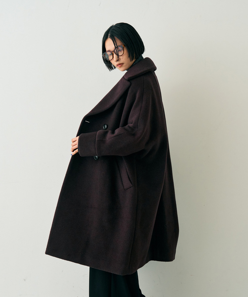 TICCA（ティッカ）の「【2025AW新作】【TICCA/ティッカ】テントコート（その他アウター・レディース・ネイビー/ブラウン/ベージュ・フリー）」の9枚目の写真