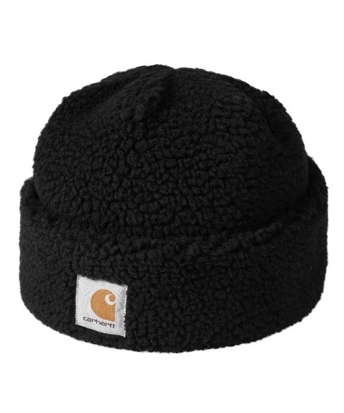 Carhartt WIP（カーハートダブリューアイピー）の「Carhartt WIP PRENTIS BEANIE（カーハートワークインプログレス プレンティス ビーニー）（ニットキャップ/ビーニー・メンズ・カモフラージュ/ブラック・ONE SIZE）」の2枚目の写真
