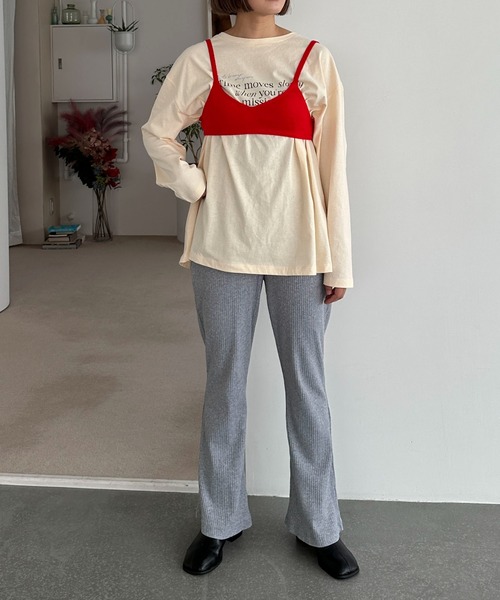 PILIT（ピリット）の「ニットブラビスチェ（その他トップス・レディース・ブラック/レッド/ピンク/アイボリー・FREE）」の11枚目の写真