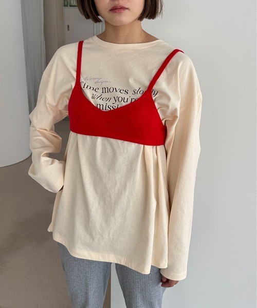 PILIT（ピリット）の「ニットブラビスチェ（その他トップス・レディース・ブラック/レッド/ピンク/アイボリー・FREE）」の12枚目の写真