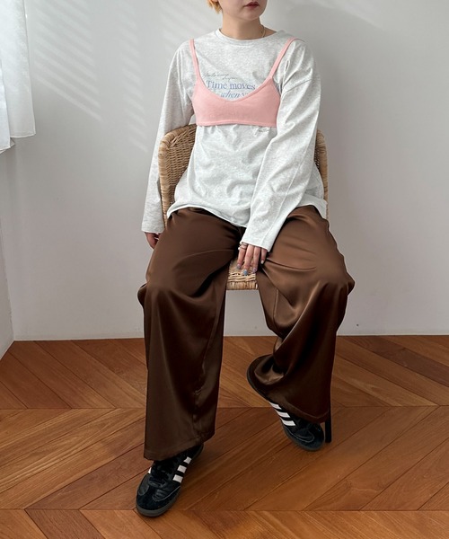 PILIT（ピリット）の「ニットブラビスチェ（その他トップス・レディース・ブラック/レッド/ピンク/アイボリー・FREE）」の17枚目の写真