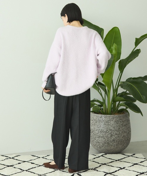 AMERICAN HOLIC（アメリカンホリック）の「サイドゴム2タックパンツ（その他パンツ・レディース・ブラウン系その他4/ブラック/グレー系その他3・M/L）」の9枚目の写真