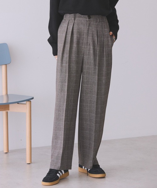 AMERICAN HOLIC（アメリカンホリック）の「サイドゴム2タックパンツ（その他パンツ・レディース・ブラウン系その他4/ブラック/グレー系その他3・M/L）」の17枚目の写真