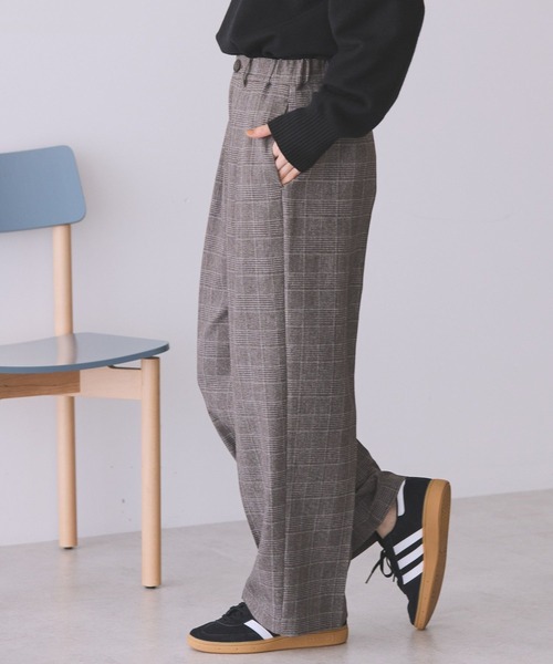 AMERICAN HOLIC（アメリカンホリック）の「サイドゴム2タックパンツ（その他パンツ・レディース・ブラウン系その他4/ブラック/グレー系その他3・M/L）」の19枚目の写真