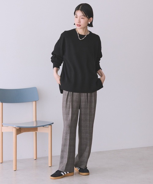 AMERICAN HOLIC（アメリカンホリック）の「サイドゴム2タックパンツ（その他パンツ・レディース・ブラウン系その他4/ブラック/グレー系その他3・M/L）」の21枚目の写真