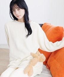 Dita（ディータ）の「マイクロファイバーぬいぐるみ付きチュニック（ルームウェア/パジャマ）」