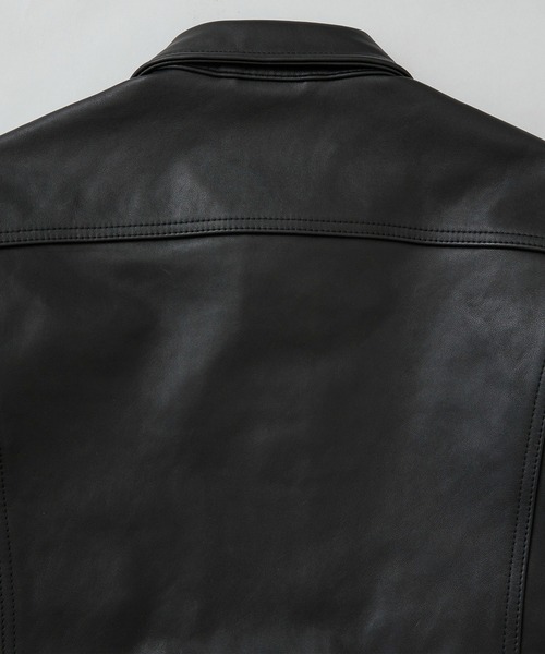 EDWIN（エドウィン）の「EDWIN エドウィン シープスキン レザージャケット（その他アウター・メンズ・ブラック・MEDIUM/LARGE/X-LARGE）」の13枚目の写真