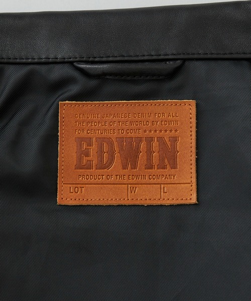 EDWIN（エドウィン）の「EDWIN エドウィン シープスキン レザージャケット（その他アウター・メンズ・ブラック・MEDIUM/LARGE/X-LARGE）」の16枚目の写真