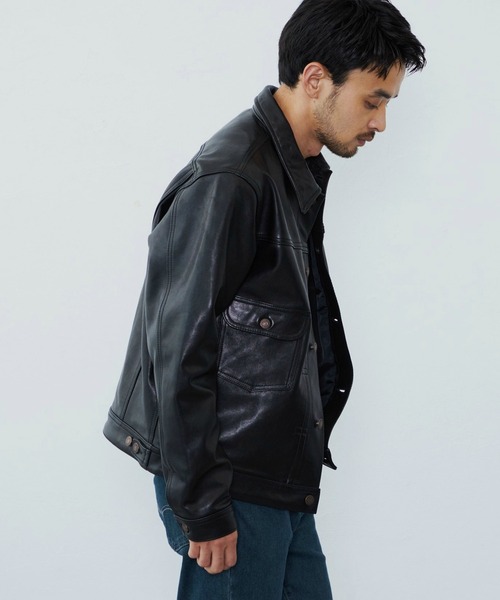 セール】EDWIN エドウィン シープスキン レザージャケット（その他