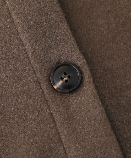 n'OrLABEL(ノアールレーベル)の「『フード付きウールライクコーディガン』(ダウンジャケット/コート・レディース・オートミール/ブラック/モカ・FREE)」の10枚目の写真