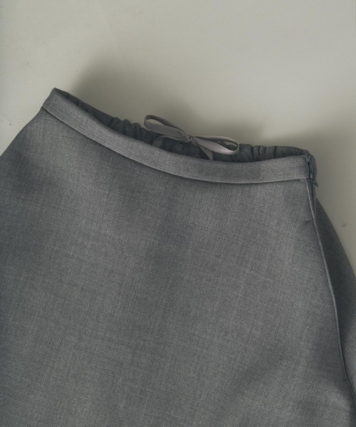 Curensology（カレンソロジー）の「Curensology(カレンソロジー)/ウールボンディングフレアスカート（スカート・レディース・ブラック/グレー・FREE）」の16枚目の写真