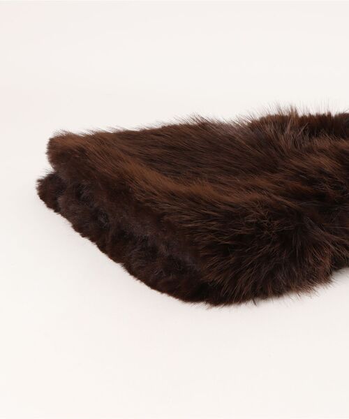 MSGM（エムエスジーエム）の「Faux Fur Mini Bag ー Brown（ハンドバッグ・レディース・ブラウン・ONE SIZE）」の6枚目の写真