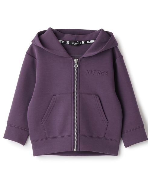 XLARGE KIDS（エクストララージキッズ）の「バックOGダンボールニットジップパーカー（パーカー・キッズ・ブラック/パープル・140cm/130cm/110cm/120cm/90cm/100cm）」の11枚目の写真