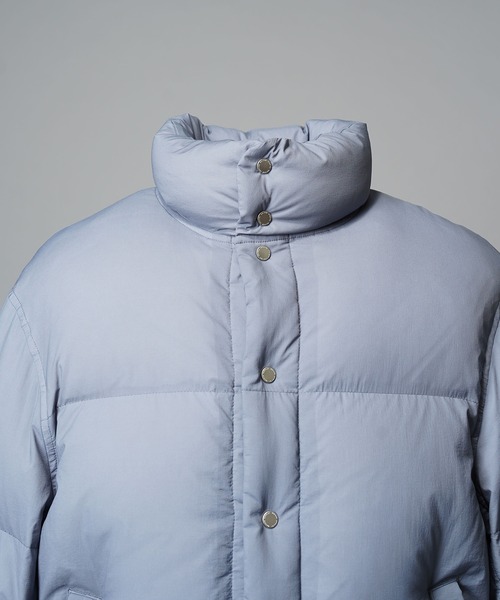 MAISON SPECIAL(メゾンスペシャル)の「《UNISEX》CORDURA Water-repellent Stretch Down Jacket/コーデュラ撥水ストレッチダウンブルゾン【MAISON SPECIAL/メゾンスペシャル】(ダウンジャケット/コート・メンズ・グレー/ブルー/ブラック・0/1/2)」の18枚目の写真