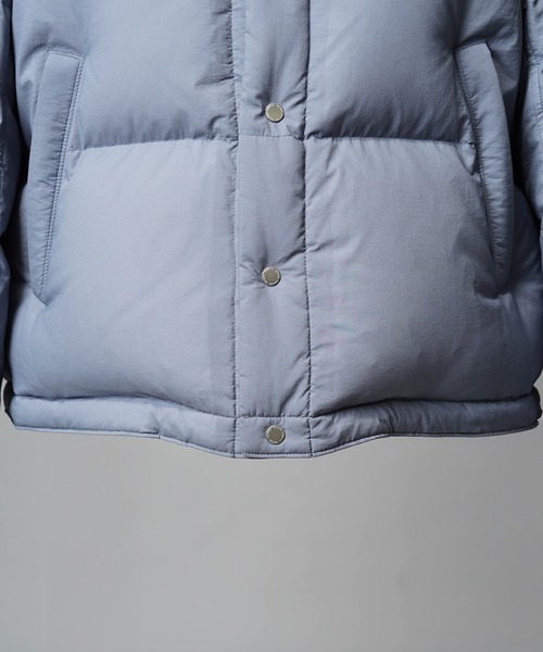 MAISON SPECIAL(メゾンスペシャル)の「《UNISEX》CORDURA Water-repellent Stretch Down Jacket/コーデュラ撥水ストレッチダウンブルゾン【MAISON SPECIAL/メゾンスペシャル】(ダウンジャケット/コート・メンズ・グレー/ブルー/ブラック・0/1/2)」の19枚目の写真