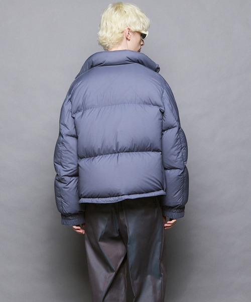 MAISON SPECIAL(メゾンスペシャル)の「《UNISEX》CORDURA Water-repellent Stretch Down Jacket/コーデュラ撥水ストレッチダウンブルゾン【MAISON SPECIAL/メゾンスペシャル】(ダウンジャケット/コート・メンズ・グレー/ブルー/ブラック・0/1/2)」の8枚目の写真