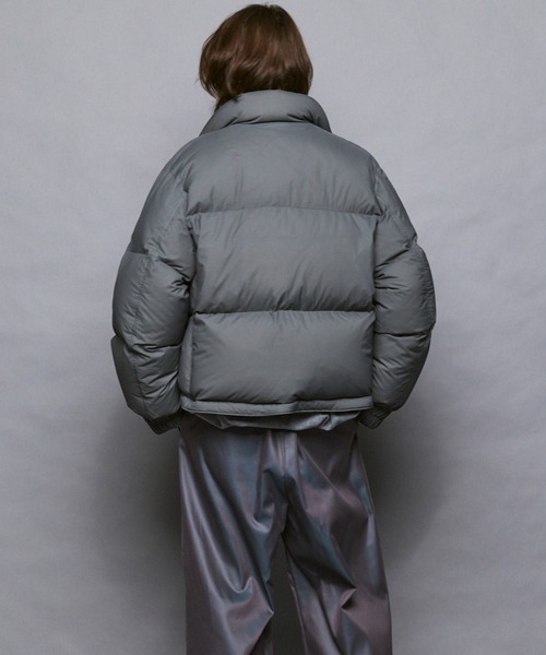 MAISON SPECIAL(メゾンスペシャル)の「《UNISEX》CORDURA Water-repellent Stretch Down Jacket/コーデュラ撥水ストレッチダウンブルゾン【MAISON SPECIAL/メゾンスペシャル】(ダウンジャケット/コート・メンズ・グレー/ブルー/ブラック・0/1/2)」の12枚目の写真