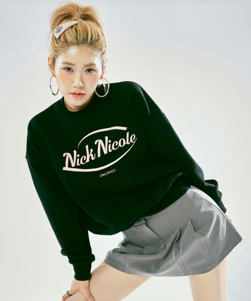 NICK&NICOLE(ニックアンドニコール)の「NICOLE ORIGINALS SWEATSHIRT_BLACK PINK(スウェット・レディース・その他・FREE)」の5枚目の写真