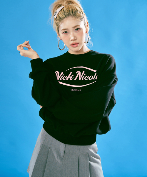 NICK&NICOLE(ニックアンドニコール)の「NICOLE ORIGINALS SWEATSHIRT_BLACK PINK(スウェット・レディース・その他・FREE)」の6枚目の写真