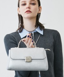 MONOe（モノエ）の「チャイナ柄 チェーン ミニバッグ レディース 2WAY ショルダー ハンドバッグ（ショルダーバッグ）」