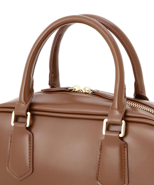 FREE'S MART（フリーズマート）の「◆２ＷＡＹスクエアバッグ（ハンドバッグ・レディース・ブラウン/ブラック・ﾌﾘ-）」の11枚目の写真