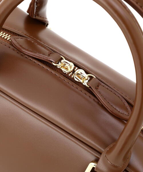 FREE'S MART（フリーズマート）の「◆２ＷＡＹスクエアバッグ（ハンドバッグ・レディース・ブラウン/ブラック・ﾌﾘ-）」の13枚目の写真