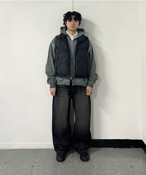 Millo Archive（ミロ アーカイブ）の「スプレッドイージーウォッシュドフード集業 [フェードグリーン]（パーカー・メンズ・その他・MEDIUM/LARGE/X-LARGE）」の12枚目の写真