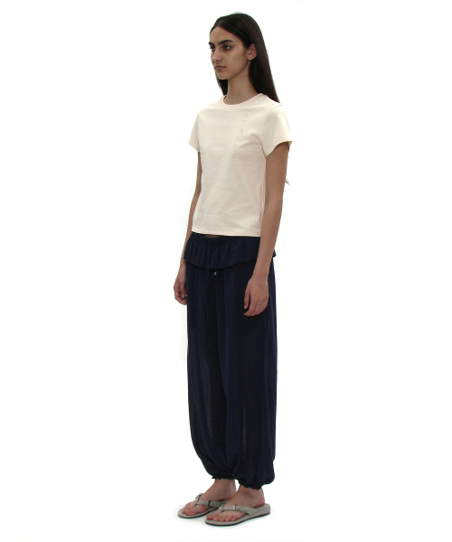 PARTIMENTO WOMEN(パルティメントウィメン)の「チーム76パッチショートスリーブTシャツ_クリーム(Tシャツ/カットソー・レディース・その他・SMALL/MEDIUM)」の3枚目の写真