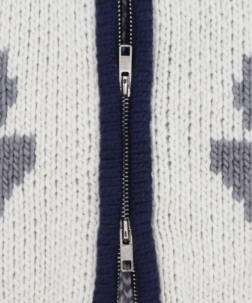ROCKCAKE(ロックケーキ)の「Flower Cowichan Cardigan - Navy(カーディガン/ボレロ・レディース・その他・SMALL)」の6枚目の写真
