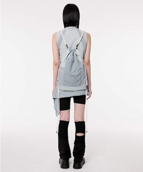 FLAREUP（フレアアップ）の「Wave Handmade Gym Sack - Sky Gray (FL-724)（バックパック/リュック・レディース・スカイブルー・FREE）」の17枚目の写真