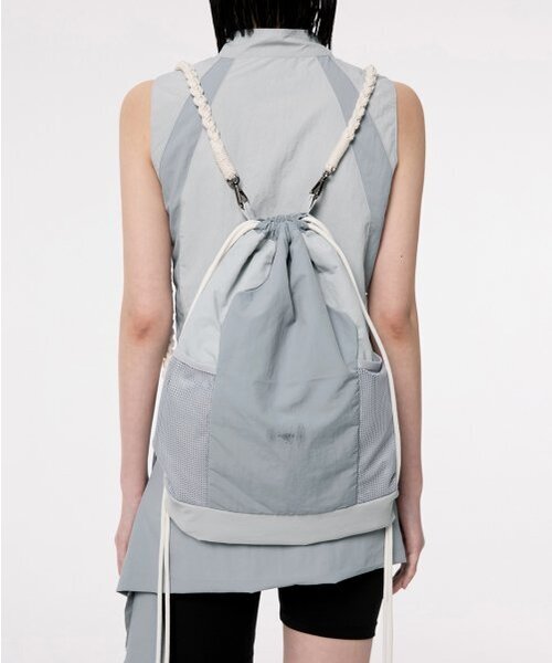 FLAREUP（フレアアップ）の「Wave Handmade Gym Sack - Sky Gray (FL-724)（バックパック/リュック・レディース・スカイブルー・FREE）」の16枚目の写真