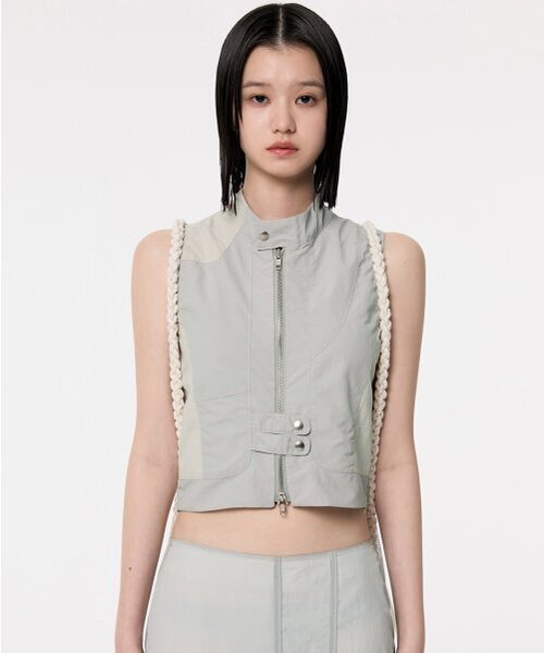 FLAREUP（フレアアップ）の「Wave Handmade Gym Sack - Sky Gray (FL-724)（バックパック/リュック・レディース・スカイブルー・FREE）」の14枚目の写真