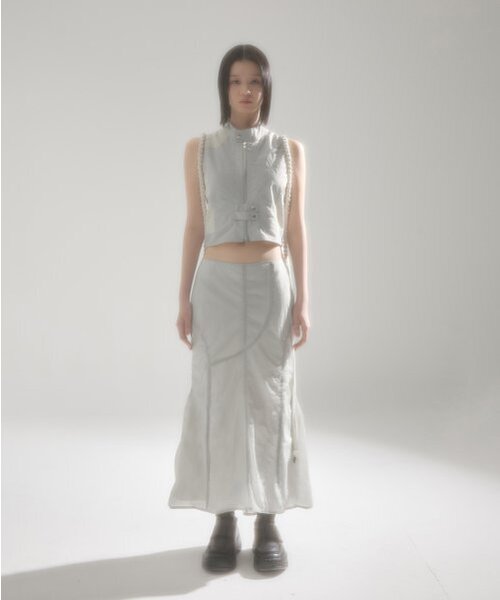 FLAREUP（フレアアップ）の「Wave Handmade Gym Sack - Sky Gray (FL-724)（バックパック/リュック・レディース・スカイブルー・FREE）」の13枚目の写真