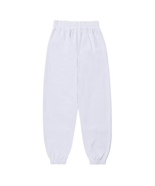WOOALONG(ウアロン)の「Signature jogger pants_WHITE(スウェットパンツ・レディース・ホワイト・SMALL/MEDIUM/LARGE)」の3枚目の写真