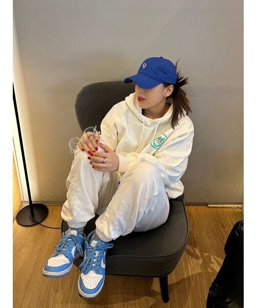 WOOALONG(ウアロン)の「Signature jogger pants_WHITE(スウェットパンツ・レディース・ホワイト・SMALL/MEDIUM/LARGE)」の8枚目の写真