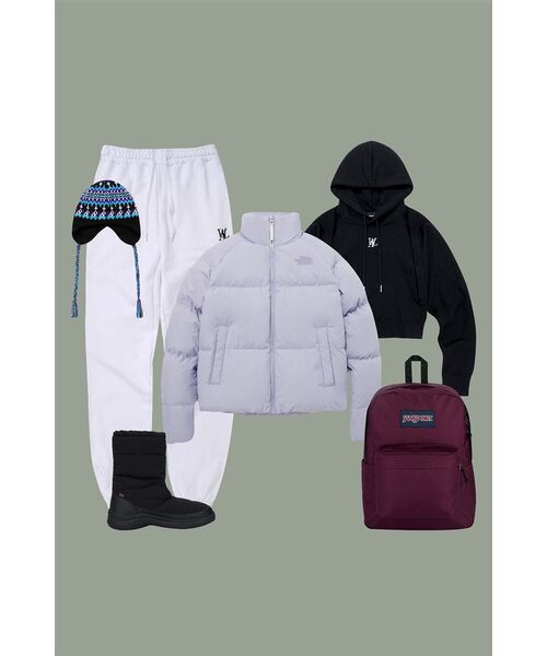 WOOALONG(ウアロン)の「Signature jogger pants_WHITE(スウェットパンツ・レディース・ホワイト・SMALL/MEDIUM/LARGE)」の13枚目の写真