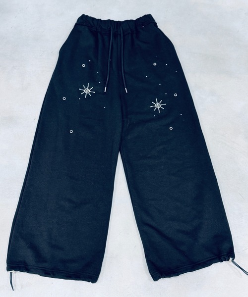 Y2K SYNAPSE FACTORY（ワイツーケー シナプスファクトリー）の「【スタッズ】ジョガーパンツ（スウェットパンツ・レディース・グレー/ダークグレー・FREE）」の21枚目の写真