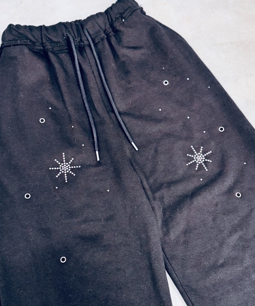 Y2K SYNAPSE FACTORY（ワイツーケー シナプスファクトリー）の「【スタッズ】ジョガーパンツ（スウェットパンツ・レディース・グレー/ダークグレー・FREE）」の22枚目の写真