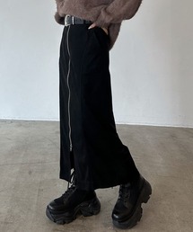 PAGEBOY | フェイクスエードZIPナロースカート(スカート)