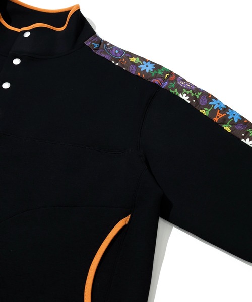 go slow caravan(ゴースローキャラバン)の「セパレート中綿キルティング スタンドカラー ダンボールニット プルオーバー(スウェット・メンズ・グレー系その他/その他1・MEDIUM/LARGE/X-LARGE/SMALL)」の3枚目の写真