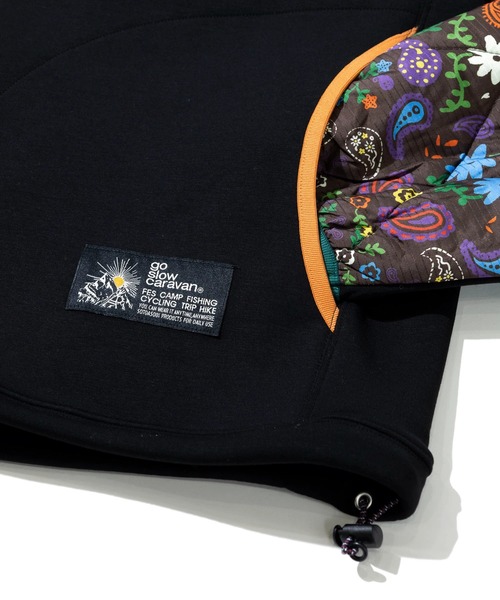 go slow caravan(ゴースローキャラバン)の「セパレート中綿キルティング スタンドカラー ダンボールニット プルオーバー(スウェット・メンズ・グレー系その他/その他1・MEDIUM/LARGE/X-LARGE/SMALL)」の5枚目の写真