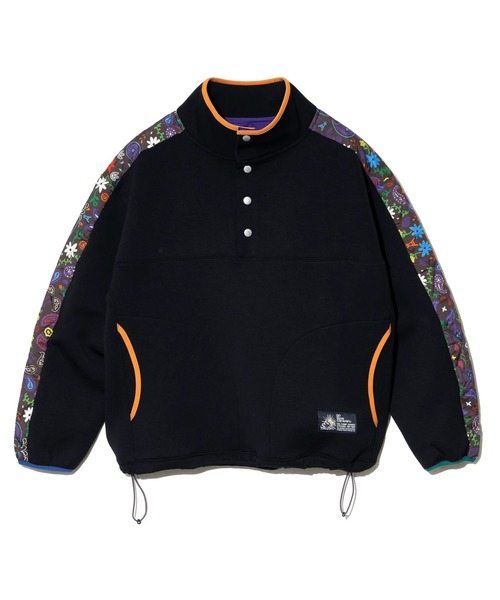 go slow caravan(ゴースローキャラバン)の「セパレート中綿キルティング スタンドカラー ダンボールニット プルオーバー(スウェット・メンズ・グレー系その他/その他1・MEDIUM/LARGE/X-LARGE/SMALL)」の9枚目の写真