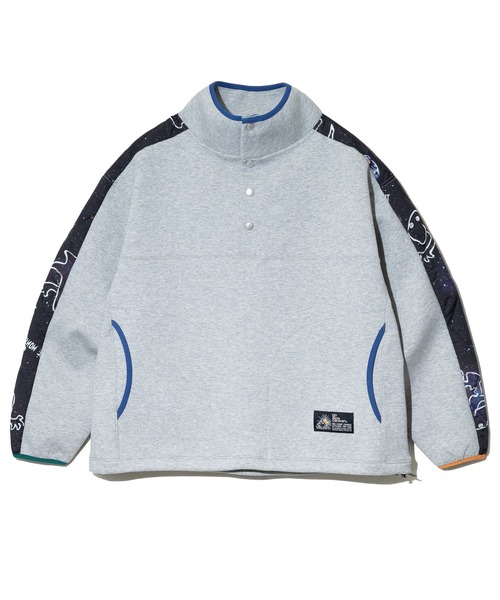 go slow caravan(ゴースローキャラバン)の「セパレート中綿キルティング スタンドカラー ダンボールニット プルオーバー(スウェット・メンズ・グレー系その他/その他1・MEDIUM/LARGE/X-LARGE/SMALL)」の12枚目の写真