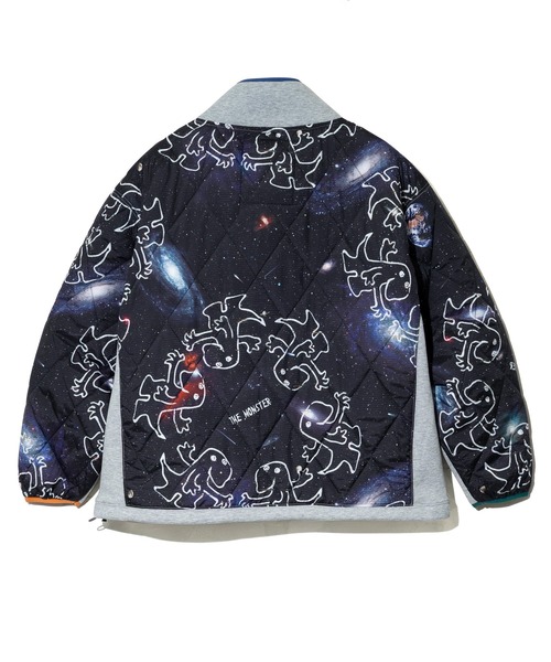 go slow caravan(ゴースローキャラバン)の「セパレート中綿キルティング スタンドカラー ダンボールニット プルオーバー(スウェット・メンズ・グレー系その他/その他1・MEDIUM/LARGE/X-LARGE/SMALL)」の14枚目の写真