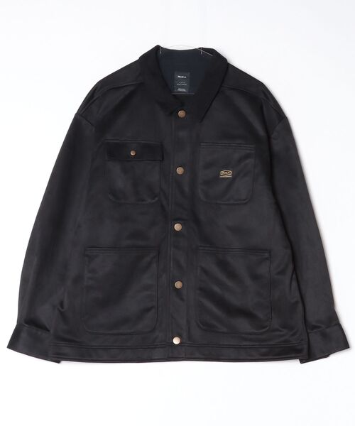 RVCA（ルーカ）の「ルーカ RVCA ECO SUEDE JKT サーフ ジャケット（ブルゾン・メンズ・アーミー/ブラック・M/L）」の2枚目の写真