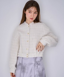 NOELA（ノエラ）の「ツイードショートブルゾン（ブルゾン）」