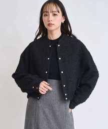 NOELA（ノエラ）の「ツイードショートブルゾン（ブルゾン）」