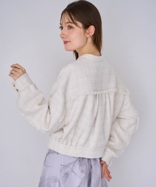 NOELA(ノエラ)の「ツイードショートブルゾン(ブルゾン・レディース・ブラック/オフホワイト・S/M)」の14枚目の写真