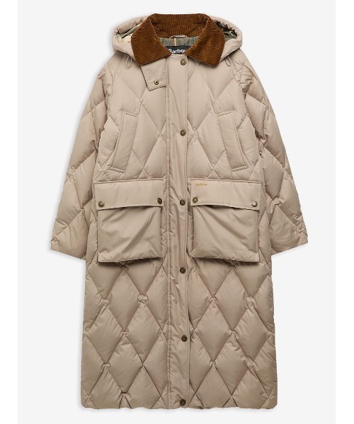 Yasminキルティング ダウン ジャケット ロング（レディース）（ダウン